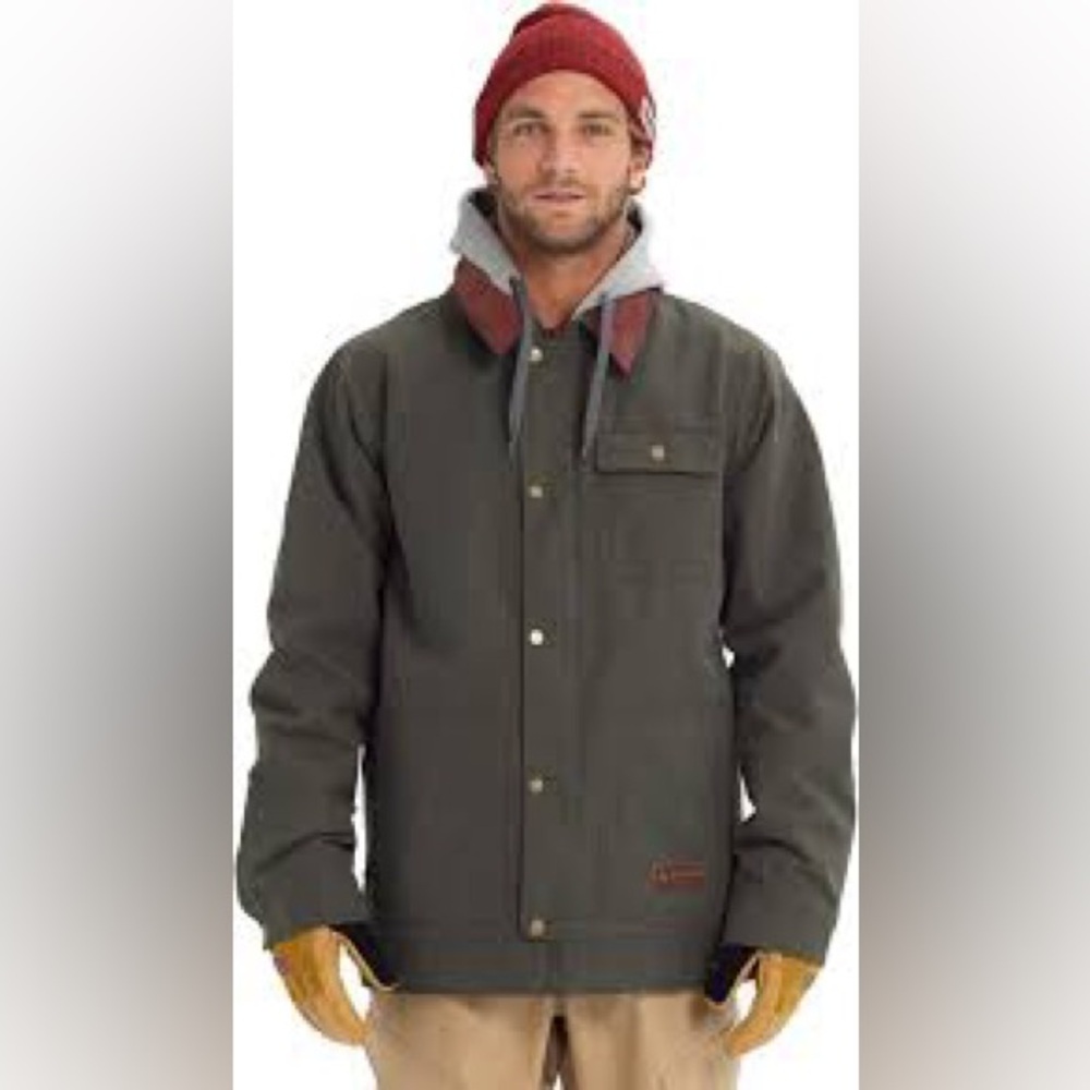 Burton Olive Green Dunmore Insulated Snowboard jacket
